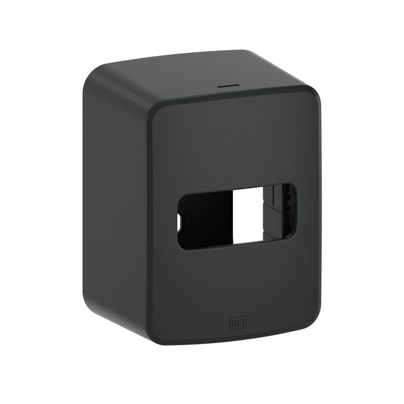 Caixinha de Sobrepor 1 Posto Preta Composé