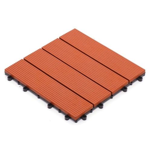 Mini Deck Frisado Padrão Prolipropileno Caramelo 30x30cm