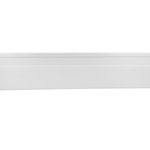 Rodapé PVC Master Branco Frisado 7x240cm