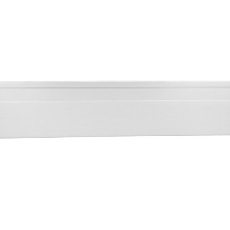 Rodapé PVC Master Branco Frisado 7x240cm