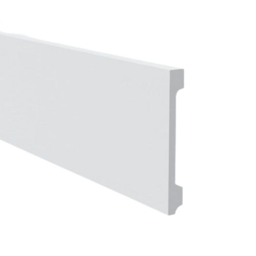Rodapé Poliestireno Liso FN10 Branco 10x1,3x200cm