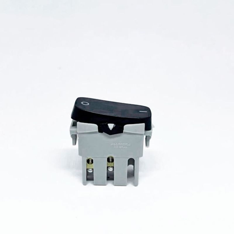 Módulo Interruptor Bipolar Simples 10A/250V Preto Gracia