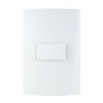 Conjunto Interruptor Simples 10A/250V 4x2 Branco Sleek