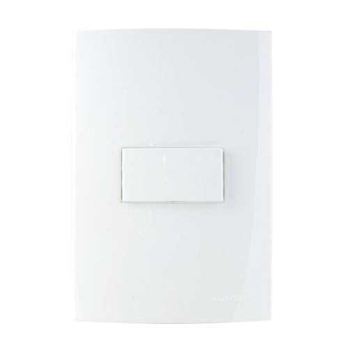 Conjunto Interruptor Simples 10A/250V 4x2 Branco Sleek