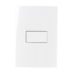 Conjunto Interruptor Simples 10A/250V 4x2 Branco Sleek