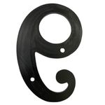 Número 9 Plástico Colonial 13cm