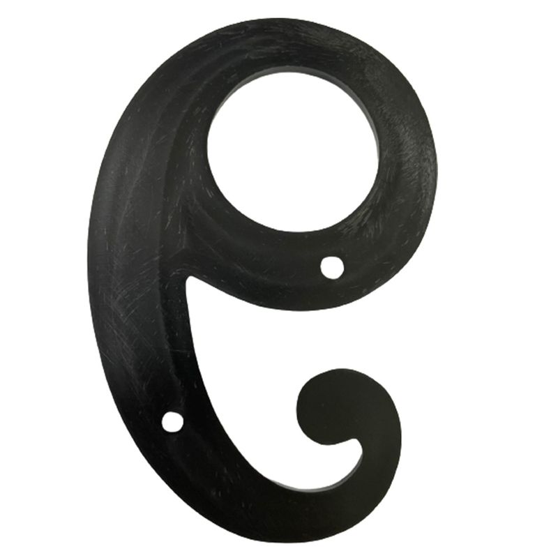 Número 9 Plástico Colonial 13cm