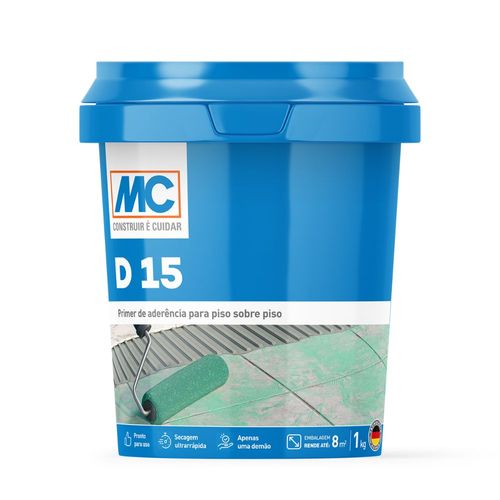Primer Promotor Aderêcia para Superfícies Lisas D15 1Kg Mc Bauchemie