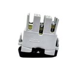 Módulo Interruptor Intermediário 10A/250V Preto Gracia