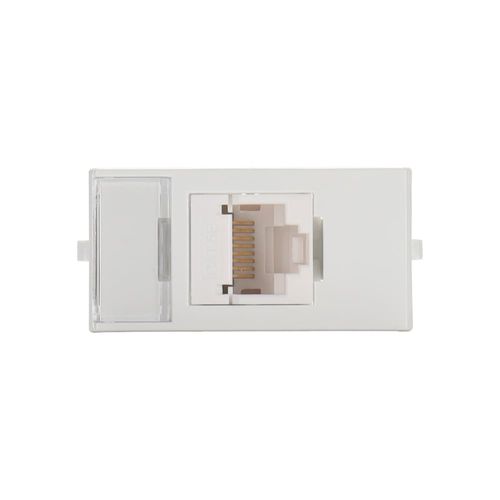 Módulo Tomada Informática RJ45 CAT5E Branco Sleek