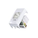 Módulo Tomada Informática RJ45 CAT5E Branco Sleek