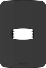 Placa 1 Posto 4x2 com Suporte Preta Gracia Maxx