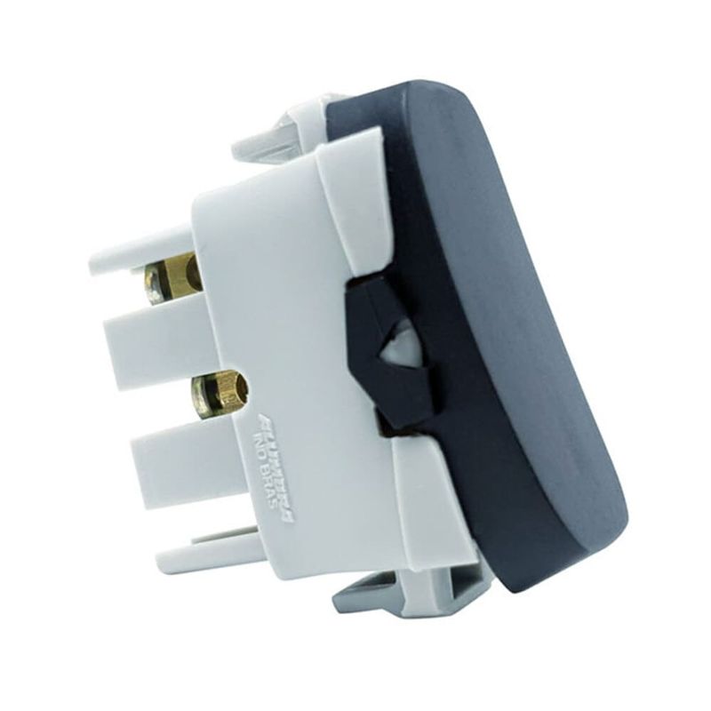 Módulo Interruptor Simples 10A/250V Preto Gracia