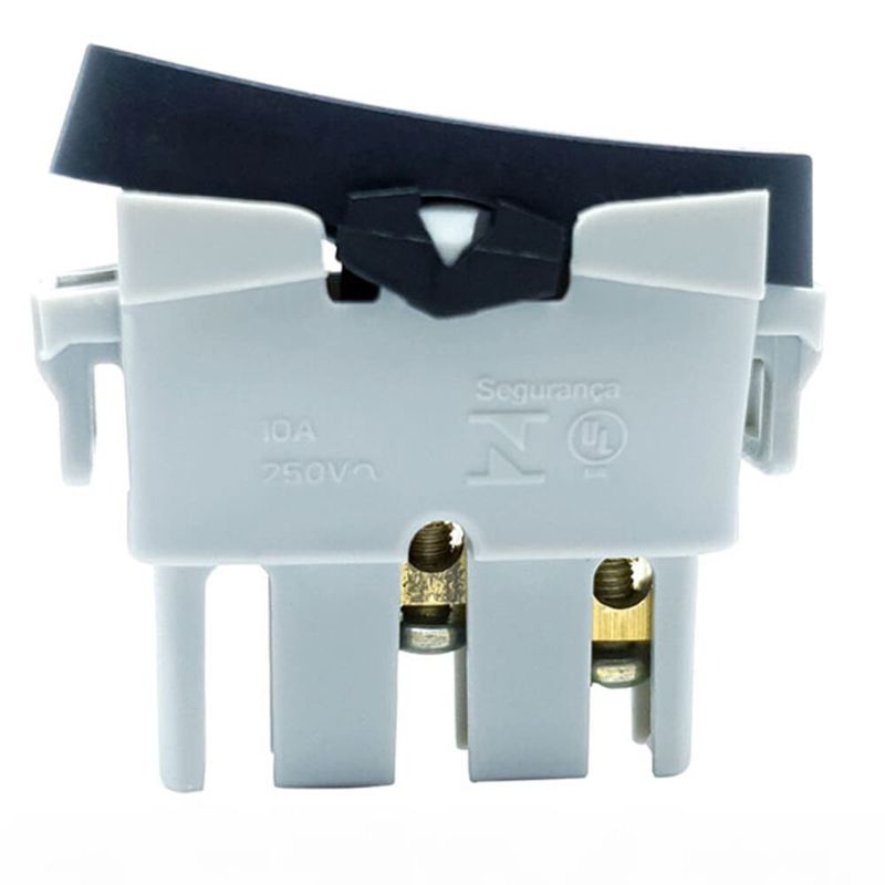 Módulo Interruptor Simples 10A/250V Preto Gracia