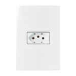 Conjunto Tomada 2P+T 10A/250V 4x2 Branco Sleek