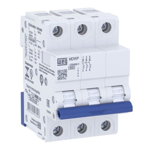 Mini Disjuntor Tripolar Curva C Weg