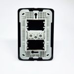 Conjunto Tomada 2P+T 10A/250V 4x2 Preto Gracia Maxx