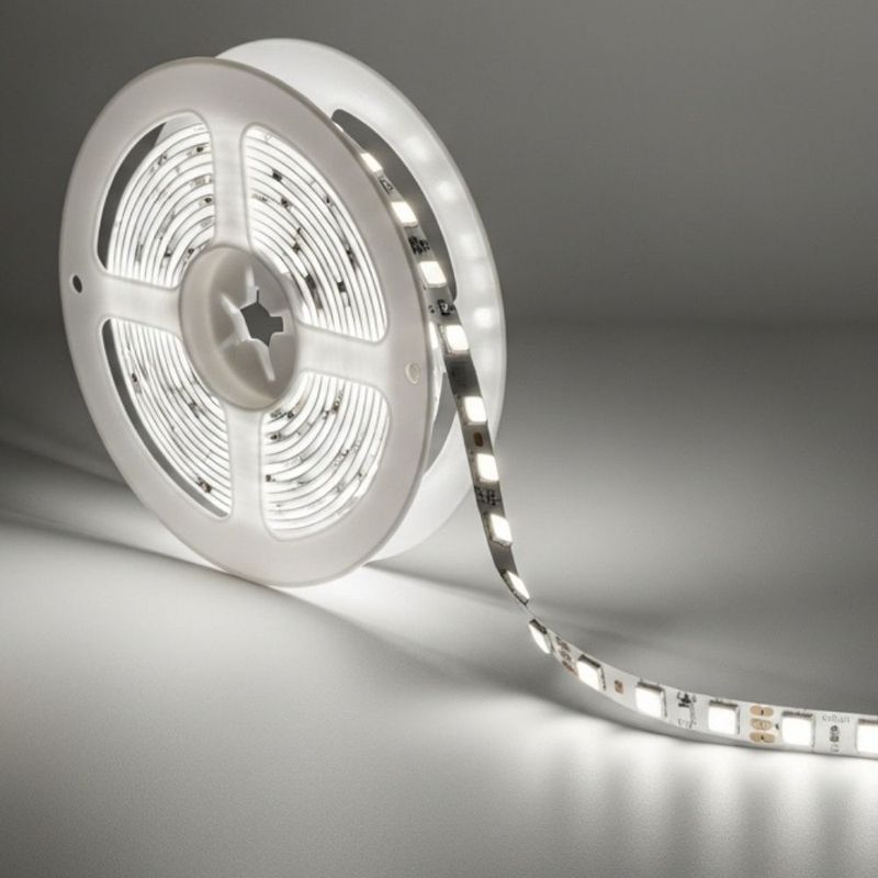 Fita de LED 5 Metros 10W/m IP20 864 Lúmens/m Luz Neutra 12V