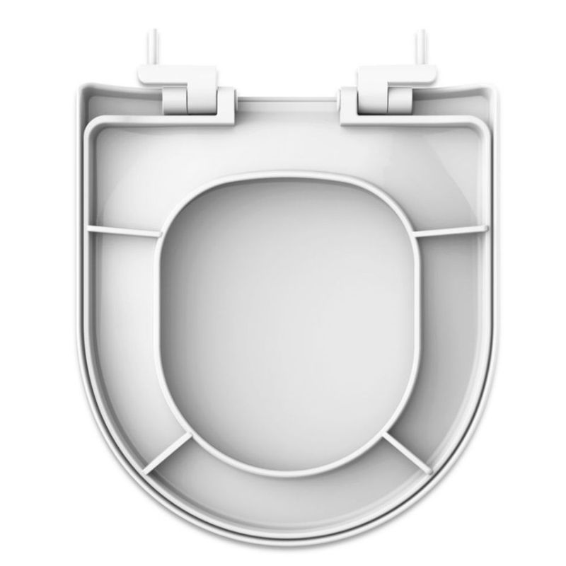 Assento Sanitário Calypso Evolution Polipropileno Quadrado Branco
