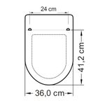 Assento Sanitário Calypso Evolution Polipropileno Quadrado Branco