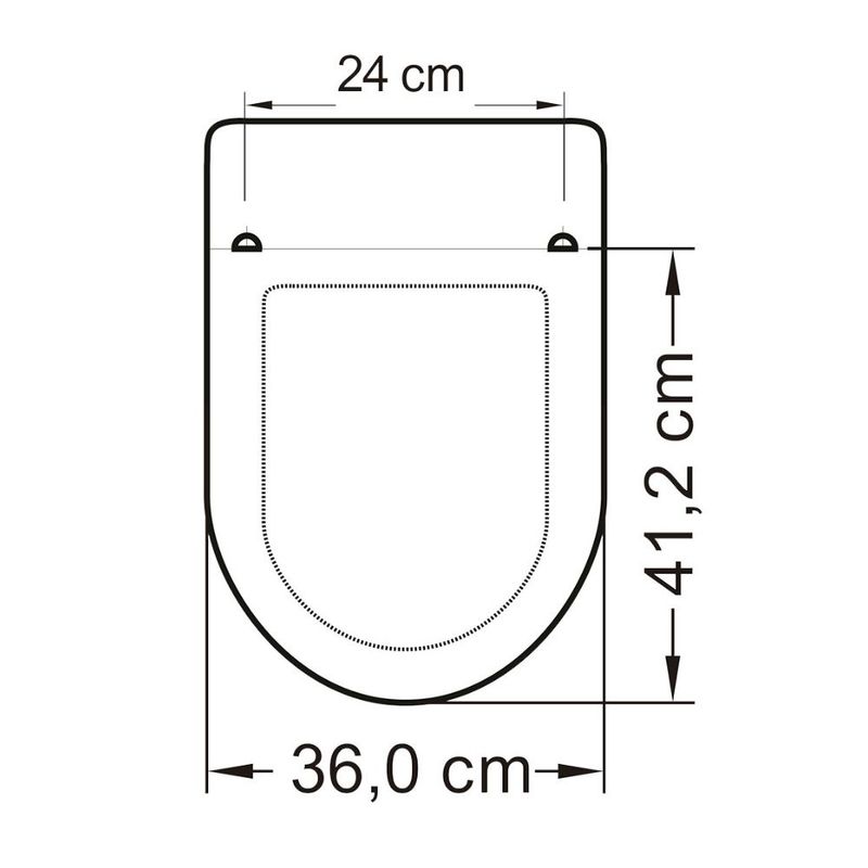 Assento Sanitário Calypso Evolution Polipropileno Quadrado Branco