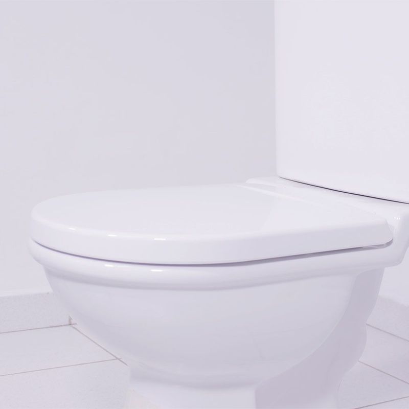 Assento Sanitário Calypso Evolution Polipropileno Quadrado Branco