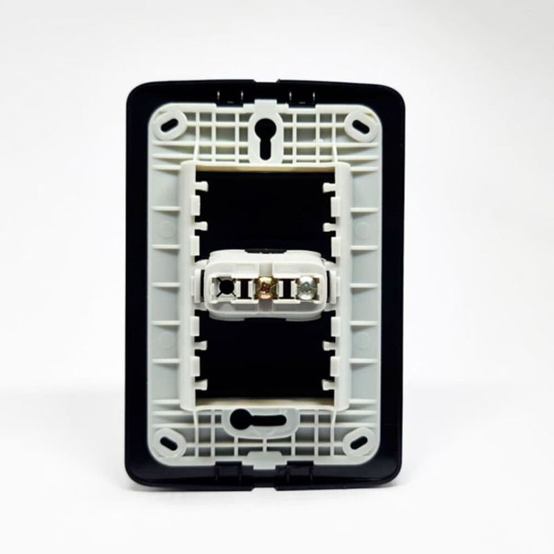 Conjunto Interruptor Simples 10A/250V 4x2 Preto Gracia Maxx