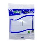 Conjunto Interruptor Simples 6A/250V+Tomada 20A 4x4 Branco Finesse+