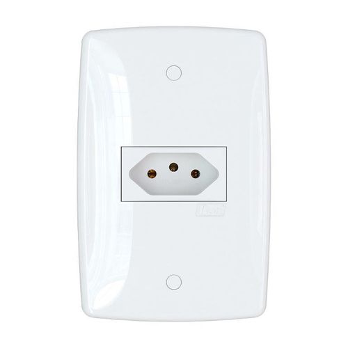 Conjunto Tomada 2P+T 20A 4x2 Finesse+ B.Lux