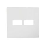 Placa 2 Postos 4x4 com Suporte Branca i9