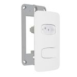 Conjunto Interruptor Simples + Tomada 2P+T 10A 4x2 Branco Gracia