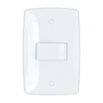 Conjunto Interruptor Paralelo 10A/250V 4x2 Branco Finesse+