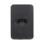 Conjunto Tomada 2P+T 20A/250V 4x2 Preto Gracia Maxx