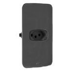 Conjunto Tomada 2P+T 20A/250V 4x2 Preto Gracia Maxx