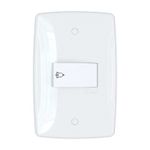 Conjunto Pulsador de Campainha 10A/250V 4x2 Branco Finesse+