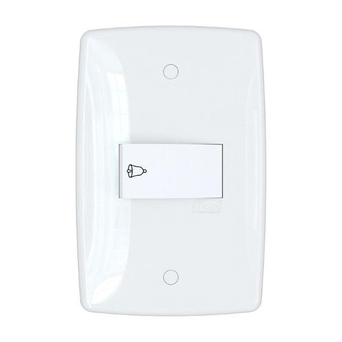 Conjunto Pulsador de Campainha 10A/250V 4x2 Branco Finesse+