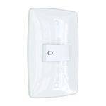 Conjunto Pulsador de Campainha 10A/250V 4x2 Branco Finesse+