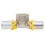 Te Fêmea para Gás 16mmx1/2" Prensar Multi Emmeti