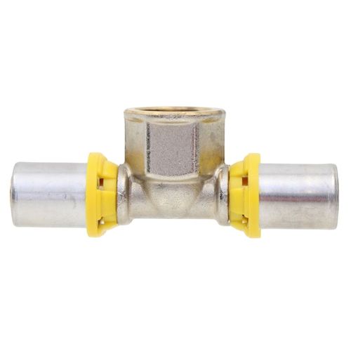 Te Fêmea para Gás 16mmx1/2" Prensar Multi Emmeti