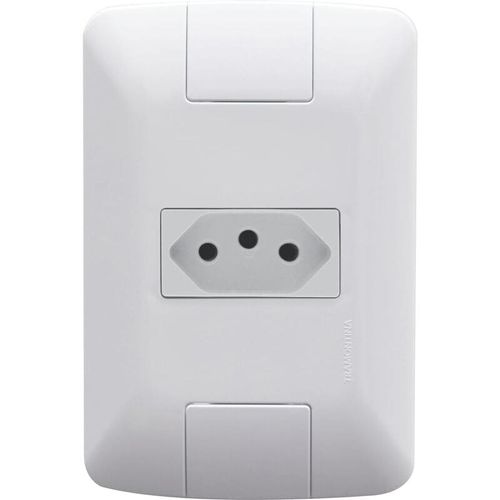 Conjunto Tomada 2P+T 20A 4x2 Aria Tramontina