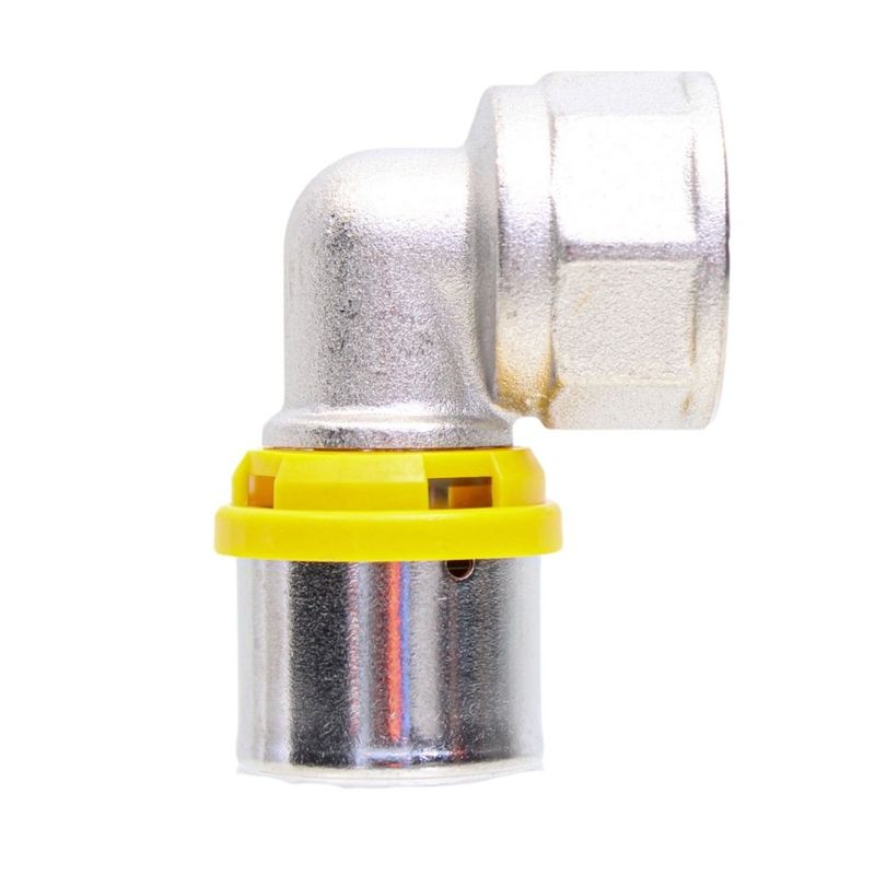 Cotovelo Fêmea para Gás 26mmx1" Prensar Multi Emmeti
