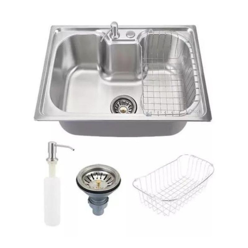 Cuba de Sobrepor Retangular 50x40cm Aço Inox Gourmet Deckcasa