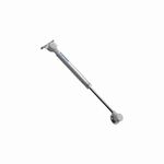 Pistão a Gás 100 Newtons Engate Fácil Abertura de 75° a 110° Prata