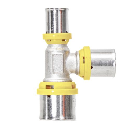 Te Intermediário de Redução para Gás 26x16x26" Prensar Multi Emmeti