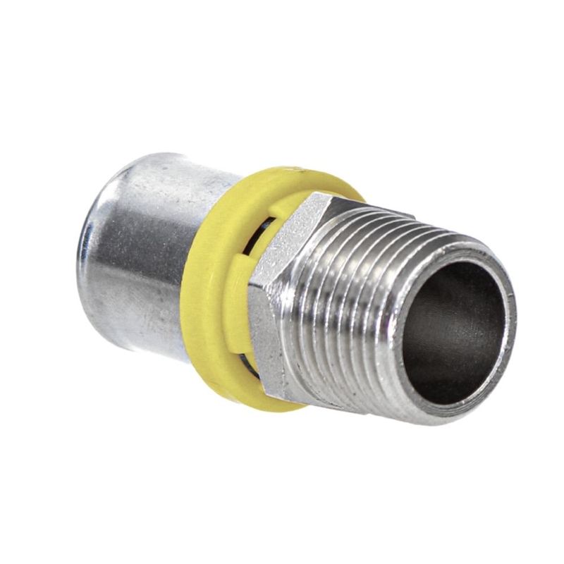 Conector Macho para Gás 20mmx3/4" Prensar Multi Emmeti