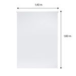 Cortina Persiana Rolô Blackout Branco 140x160cm