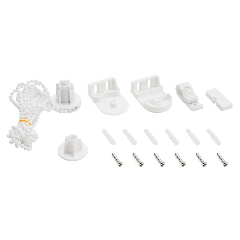 Cortina Persiana Rolô Blackout Branco 140x160cm