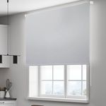 Cortina Persiana Rolô Blackout Branco 140x160cm