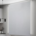 Cortina Persiana Rolô Blackout Branco 140x160cm