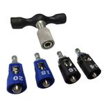 Calibrador para Tubos Airpert 14,16,18 e 20mm com Catraca Azul Emmeti